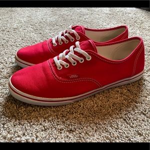 Red Vans